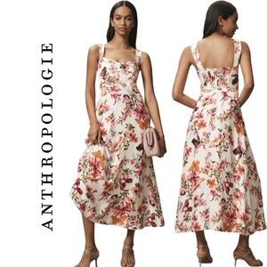 Anthropologie Jocelyn Sleeveless Slip Midi Dress by Maeve